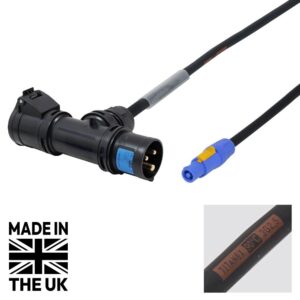 Tourspec 5m 2.5mm T-Connect to powerCON Cable