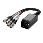 LEDJ etherCON to DMX Multicore Adaptor 3-Pin Female XLR Tails