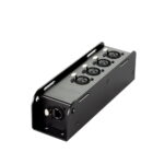 LEDJ etherCON to DMX Multicore Adaptor 3-Pin Female XLR Sockets