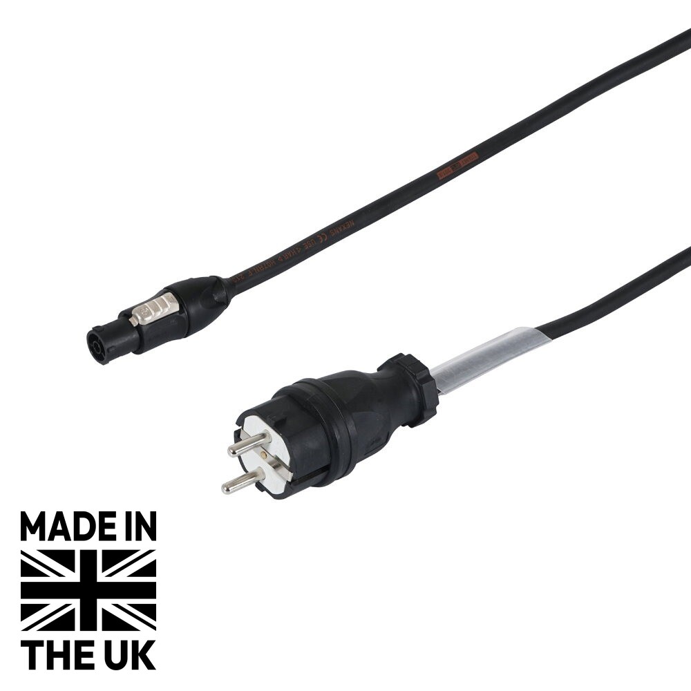 Tourspec 5m PCE Schuko - Neutrik powerCON TRUE1 TOP Cable Tourspec 5m PCE Schuko - Neutrik powerCON TRUE1 TOP Cable
