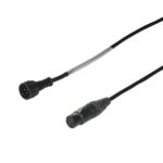LEDJ 1m DMX Hydralock Male to Neutrik XLR 3-Pin Female Cable