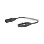 Elumen8 DMX Adaptor 3-Pin Male XLR to 5-Pin Female XLR
