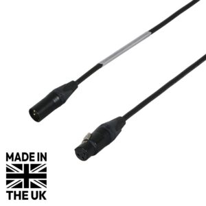 Tourspec 5m Neutrik XLR Male - XLR Female Microphone Cable, Black