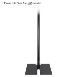 Elumen8 1m Aluminium Tube - 48.3 x 4mm, Stage Black