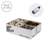 Neutrik XLR 3-Pin Male Socket NC3MXX-WOB (Pack of 100)