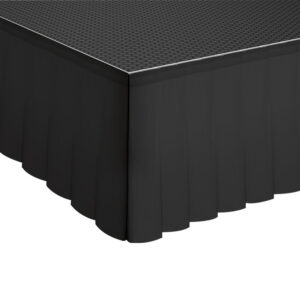 Global Truss GT Stage Deck Polyester Skirt 205 x 60cm Pleated