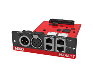 NEXO AEDT Dante and AES Extension Card for NXAMPMK2 Amp/Controller