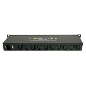 Penn Elcom PDU16-10DJ-UK 1U 10-Way Switched 13A Power Distribution Unit