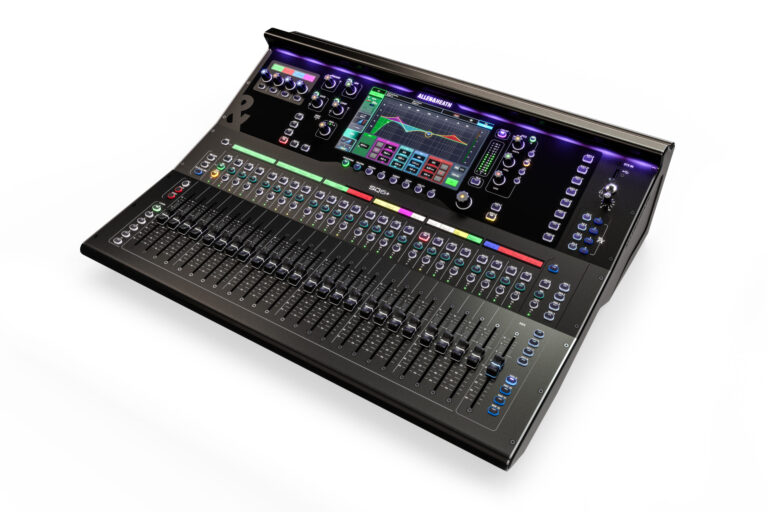 Allen & Heath SQ-6+ with DX168 Audio Rack & Dust Cover