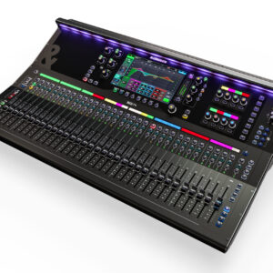 Allen & Heath SQ-7+ with DX168 Audio Rack & Dust Cover
