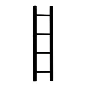 VMB LWS LED Wall Support System 1m Ladder Truss, Black (LW-T-1)