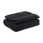 LEDJ 3 x 8m Black Molton Drape