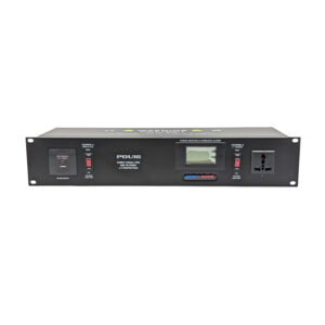 Penn Elcom 2U 20 Amp Rack Mount PDU with Overload Protection & Power Monitoring (USB/USB-C)