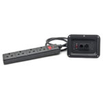 Penn Elcom 12A Large Power Dish with Tru1 In/Out Duo to 4 UK Sockets