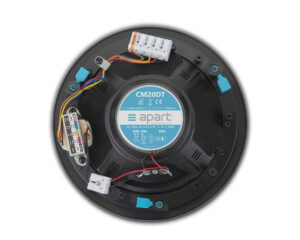 Apart CM20DT Thin Edge 6.5″ 2-Way Ceiling Speaker 100V 20W/16Ω 60W