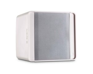 Apart KUBO3T White 3″ 100V/16Ω 40W Cube Design Speaker+Bracket