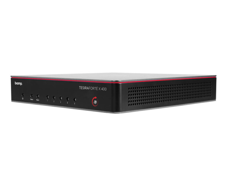 Biamp TesiraFORTE X 400 4ch Meeting Room DSP 4xPoE+ Ports AVB/Dante