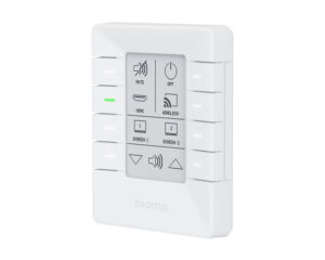 Biamp Impera Uniform 8-Button E Ink Control Pad with Ethernet White