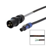 Elumen8 1.5m 2.5mm 16A Male – powerCON Cable