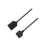 Masterplug 1 Gang 10m 13A HD Mains Extension Lead, Black (EXS13110B)