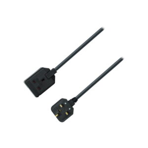 Masterplug 1 Gang 10m 13A HD Mains Extension Lead, Black (EXS13110B)