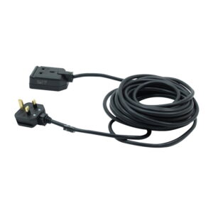 Masterplug 1 Gang 10m 13A HD Mains Extension Lead, Black (EXS13110B)