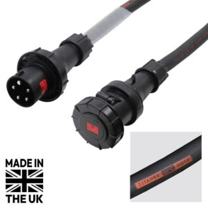Tourspec 30m 63A Male - 63A Female 3PH 16mm 5C Cable