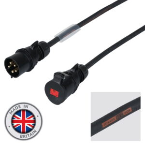 Elumen8 50m 32A Male - 32A Female 3PH 6mm 5C Cable