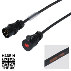 Tourspec 75m 32A Male - 32A Female 3PH 6mm 5C Cable