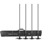 CHAUVET DJ Freedom Stick X4 4-PACK Free-Standing Battery LED Batton Inc Case