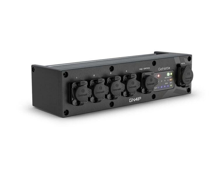 ChamSys GeNetix GN4IP IP65 RATED 4-Port Ethernet to DMX Node