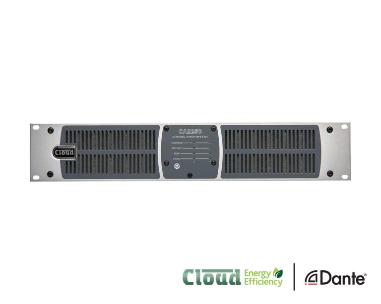 Cloud CA2250 Auto Power Sharing Amplifier 4Ω/8Ω 100V 2x250W 2U