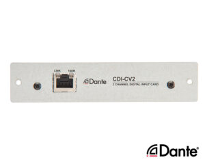 Cloud CDI-CV2 2Ch Dante Card for CV2500/CV4250/CV8125 Amplifiers