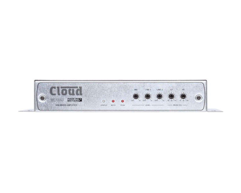 Cloud MA80 Energy Star Mini Amplifier 2-Line+1-Mic Input 80W @ 4Ω