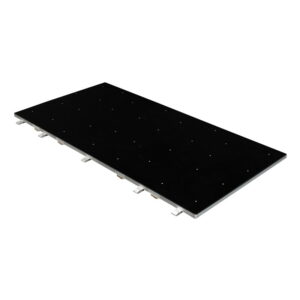 LEDJ Black RGB Starlit 2ft x 4ft Dance Floor Panel