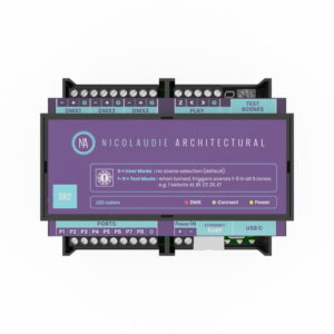 Nicolaudie Architectural DINA-DR2 DIN Rail Lighting Controller