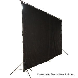 LEDJ 6 x 3m Starcloth and Drape Stand Set