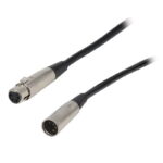 LEDJ 4-Pin Power/Data Extension Cable XLR