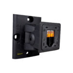 Biamp CMX-SM-B Clickmount Pan-Tilt Bracket for EX-S6 Loudspeakers Black