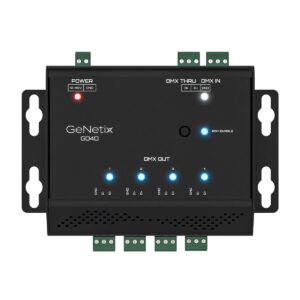 ChamSys GeNetix GD4D 4-Port DMX Splitter DIN Rail Mount