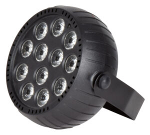 QTX Rechargeable Mini LED PAR Light Black