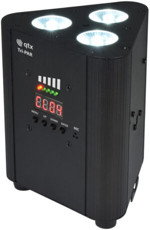 QTX Tri-PAR Rechargeable Triple PAR Uplighter