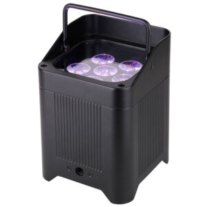 Citronic ViPAR 6x18W Smart Rechargeable RGBWA/UV PAR Uplighter