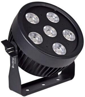 Citronic 6 x 30W RGBW Silent PAR Can