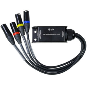 QTX RJ45 to DMX X-core Tails Male