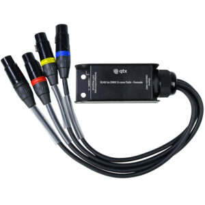 QTX RJ45 to DMX X-core Tails Female