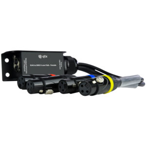 QTX RJ45 to DMX X-core Tails Female
