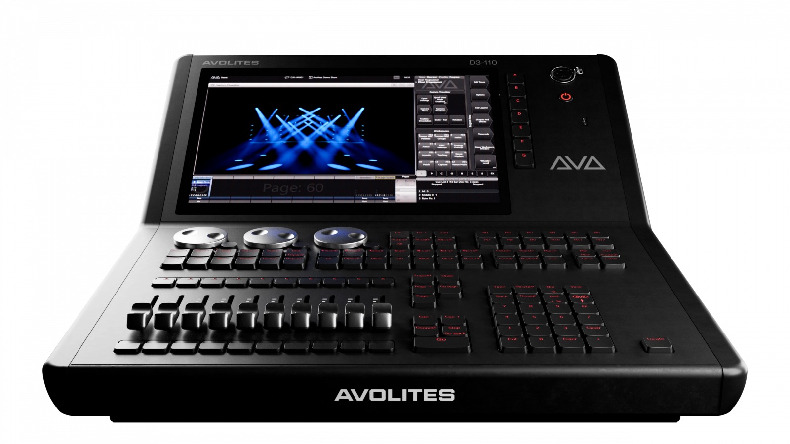 158335_clean_158335 Avolites D3-110 Lighting Console + Official Travel Case Bundle (Titan, 24 Universes)