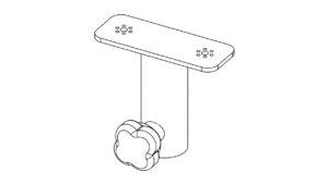NEXO VNU-PLADAPT 35mm Pole Mount Stand Adaptor for P Series & ePS, Black