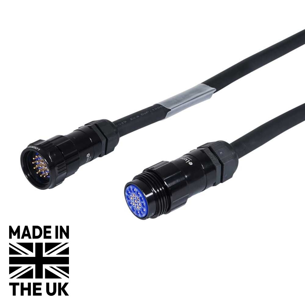 3 Tourspec 30m Socapex 19-Pin Power Cable Titanex 2.5mm², Male to Female - Image 1